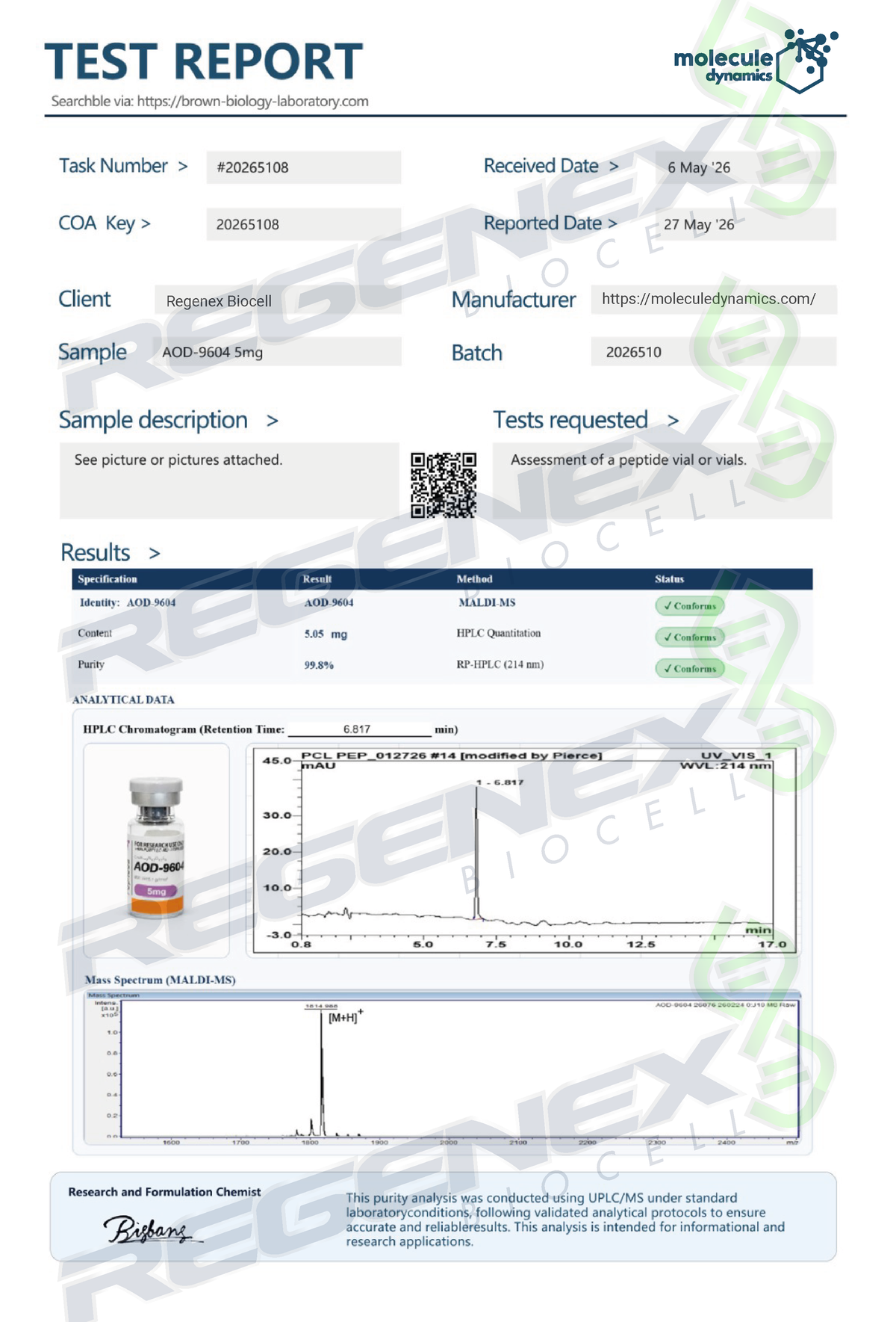 AOD9604 5mg
