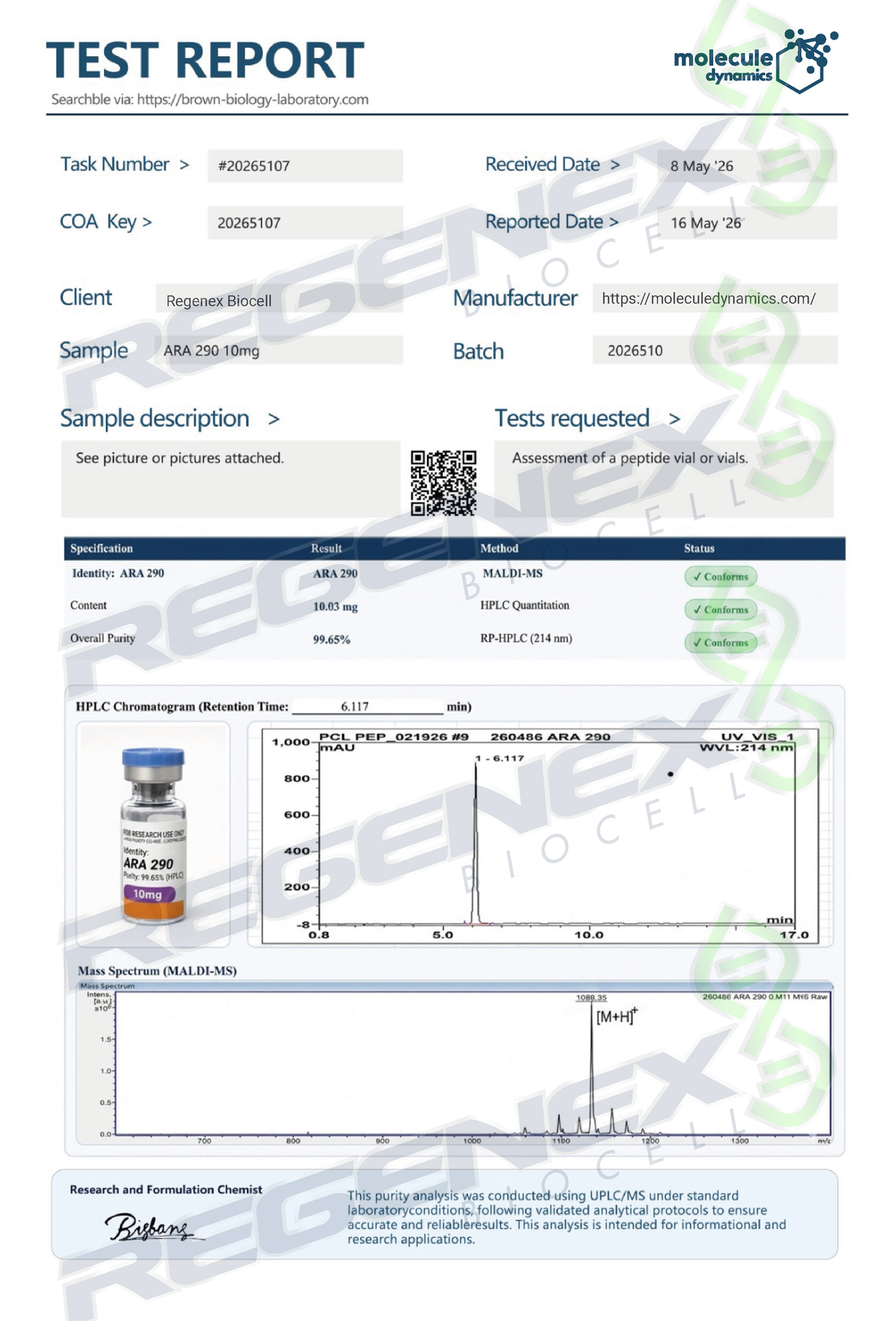 ARA290 10mg