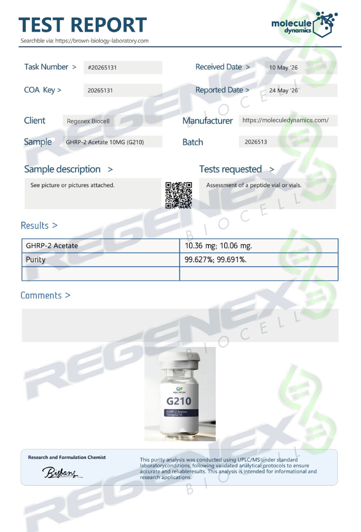GHRP-2 Acetato 10mg